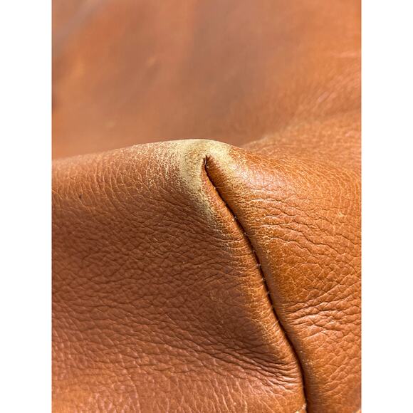 Madewell Women's Brown Vegan Leather Double Strap Travel Tote Hand Shoulder Bag - Picture 7 of 7